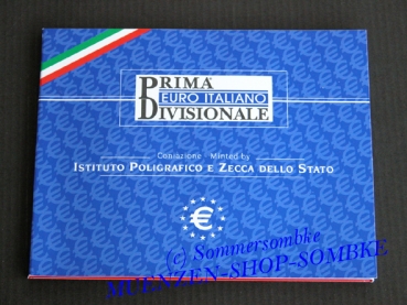 KMS Italien 2002 1 Cent - 2 Euro ZECCA DELLO STATO 2002