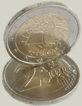 Portugal 2 Euro R�mische Vertr�ge 2007