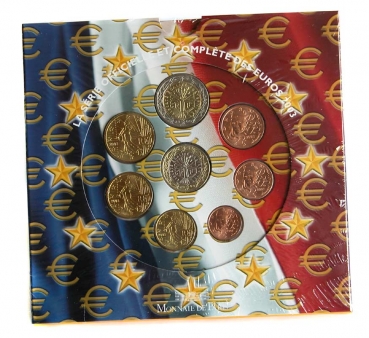 KMS Frankreich 2003 2 Euro bis 1 Cent 2003