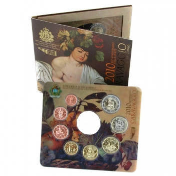 San Marino 2010, Kursm�nzensatz KMS 1 Cent bis 2 Euro BU