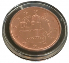 neu, g�nstig Eurom�nzen 5 Cent San Marino 2002 Erstausgabe in Kapsel kaufen!
