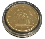 10 Cent San Marino 2002 Erstausgabe in Kapsel