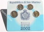 neu, g�nstig Eurom�nzen San Marino Minikit 2002 4 M�nzen nur 58.000 KMS kaufen!